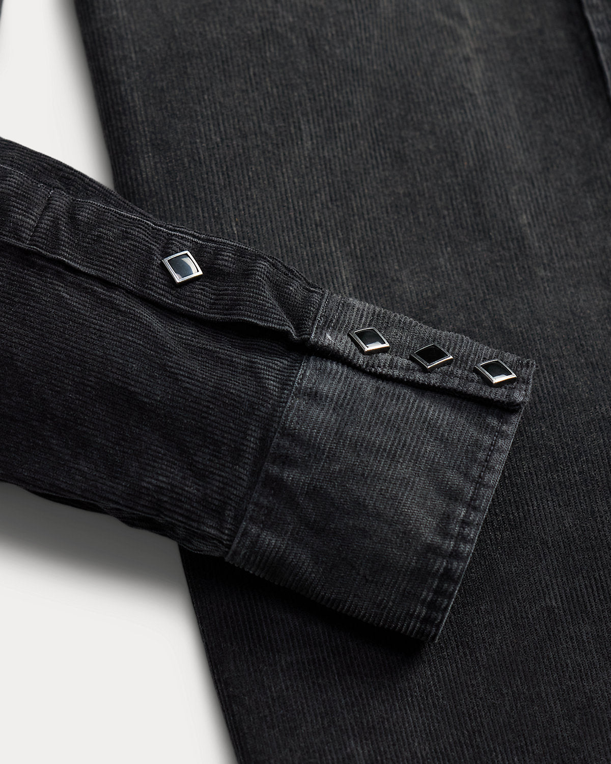 Slim Fit Corduroy Western Shirt