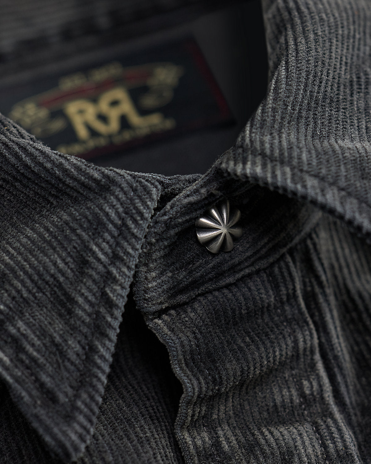 Slim Fit Corduroy Western Shirt