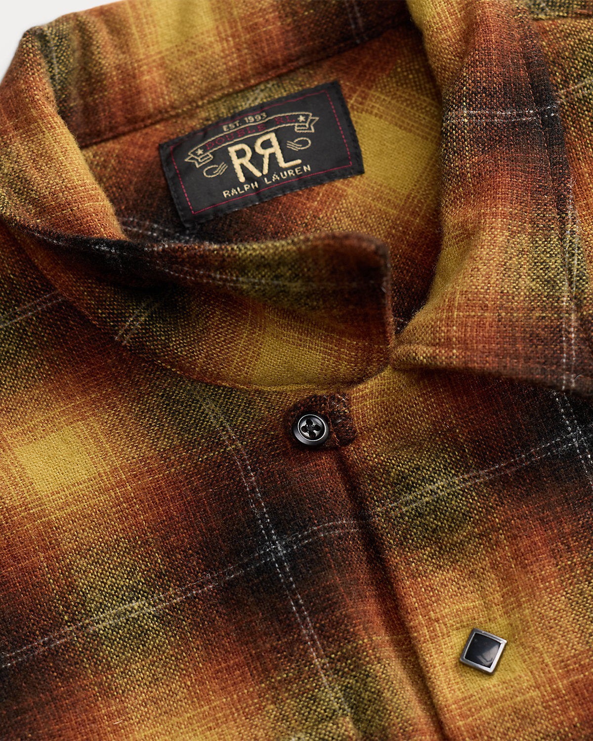 Plaid Wool-Blend Camp Shirt
