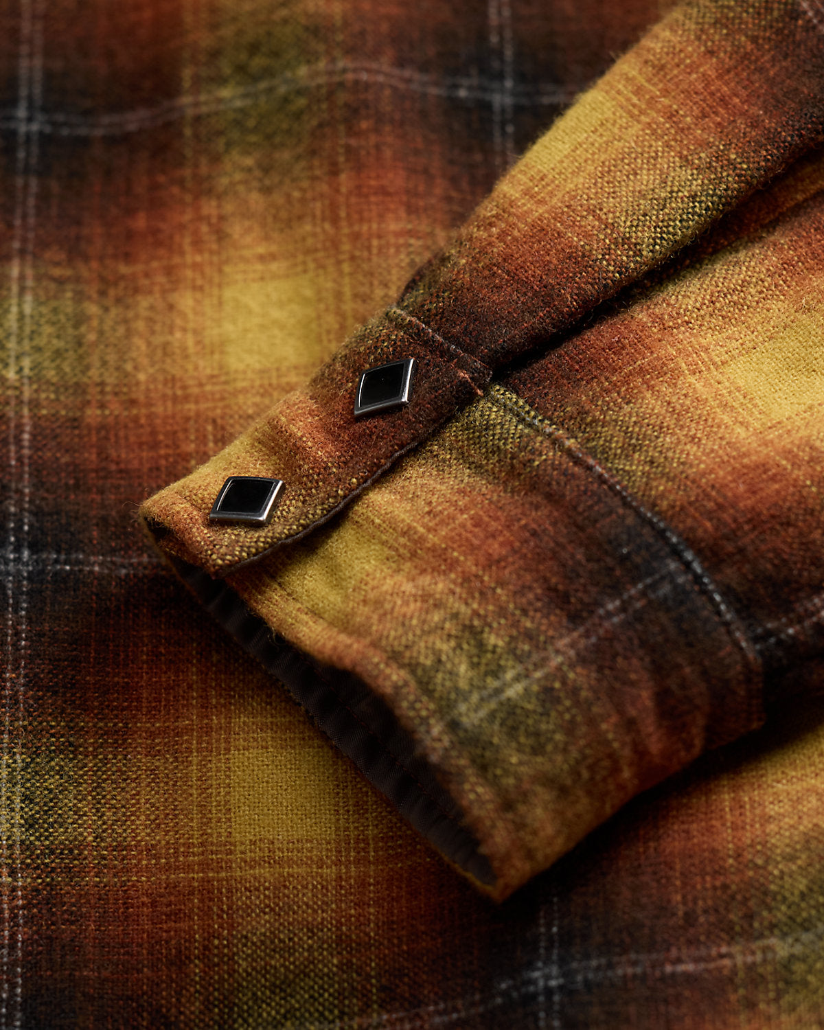 Plaid Wool-Blend Camp Shirt