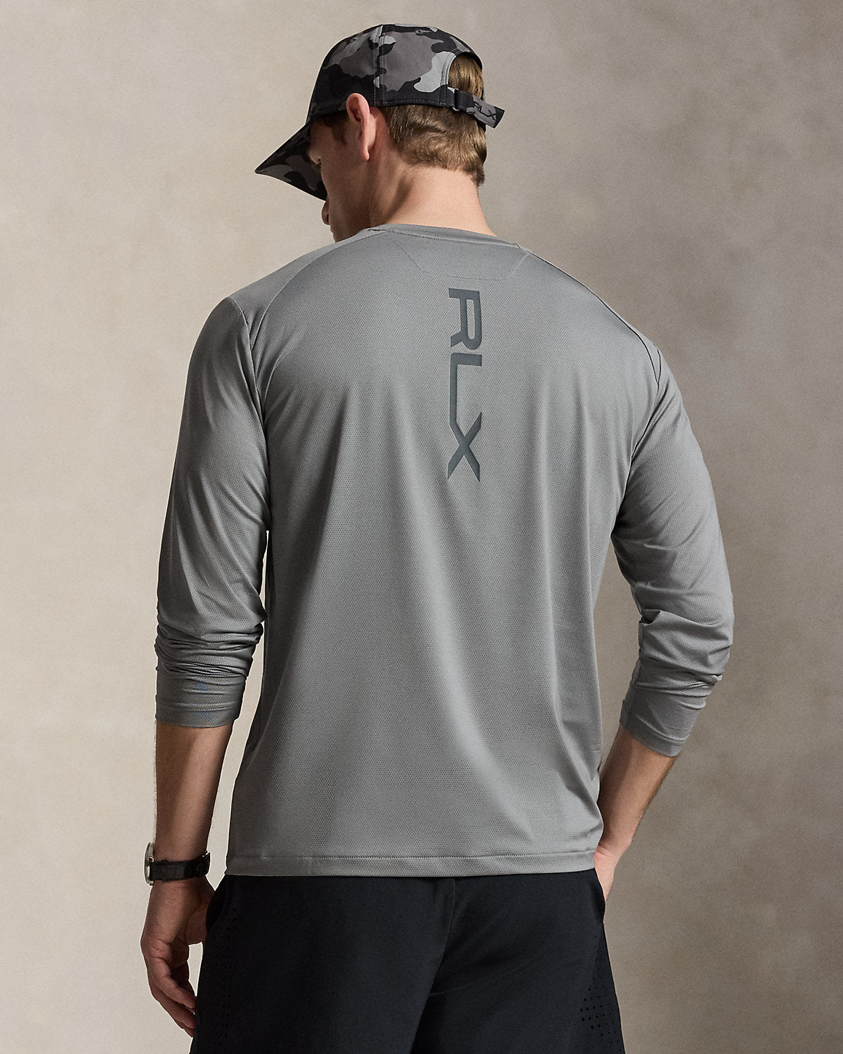 Performance Stretch Mesh Crewneck