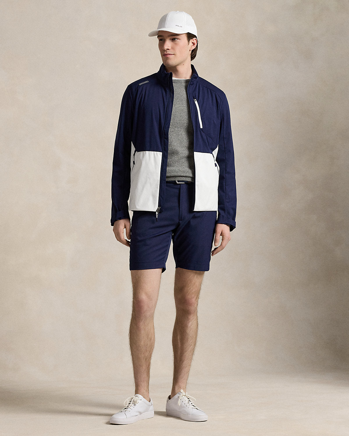 Color-Blocked Packable Jacket