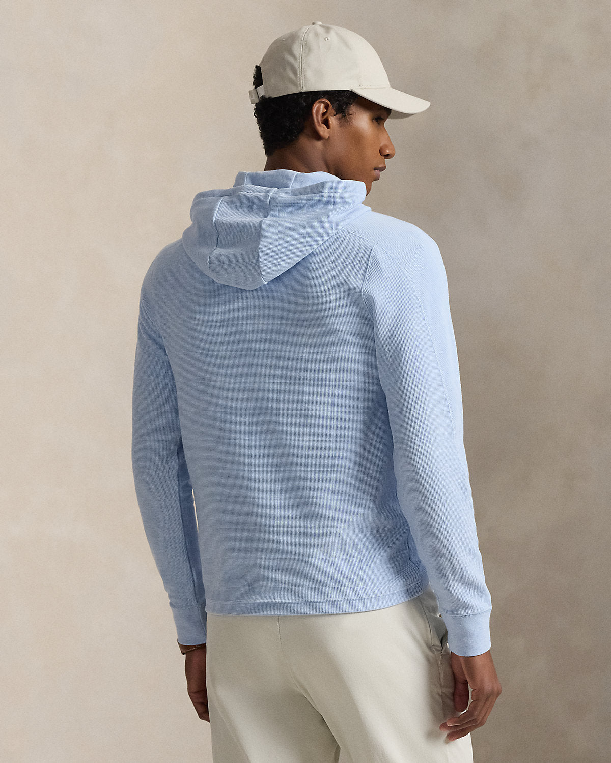 Performance Waffle-Knit Hoodie