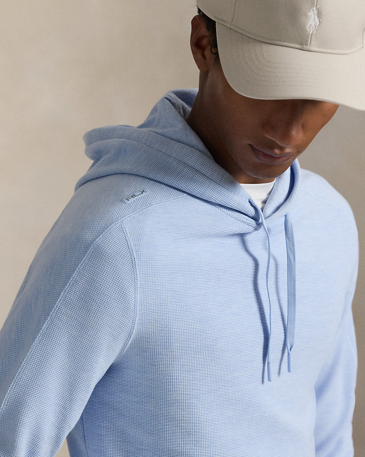 Performance Waffle-Knit Hoodie
