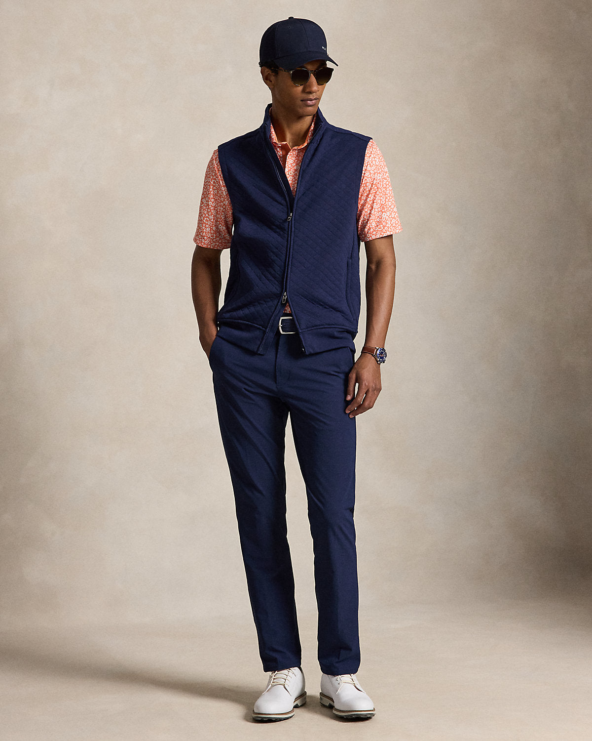 Quilted Double-Knit Vest