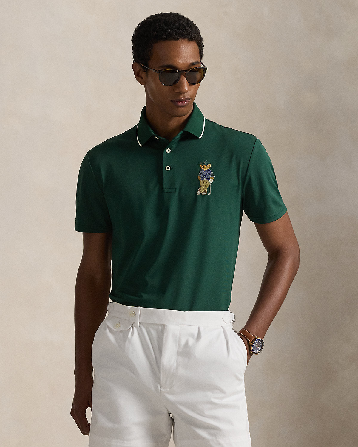 Tailored Fit Bear Polo Shirt