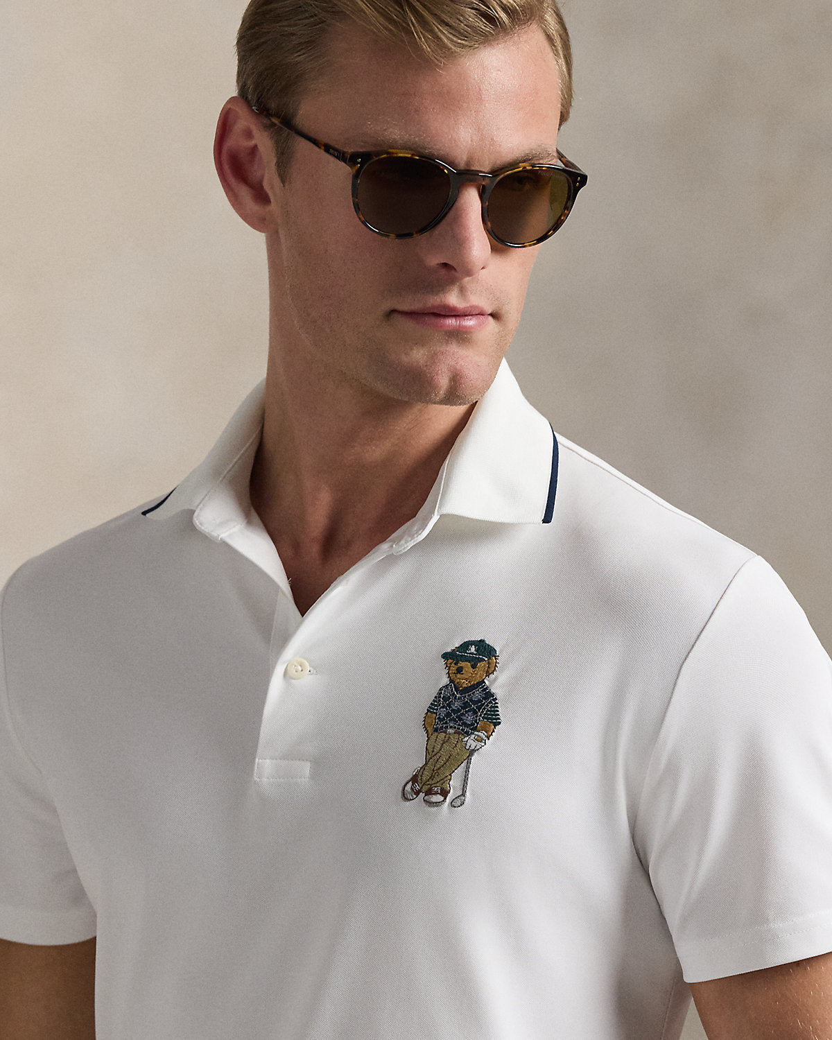 Tailored Fit Bear Polo Shirt
