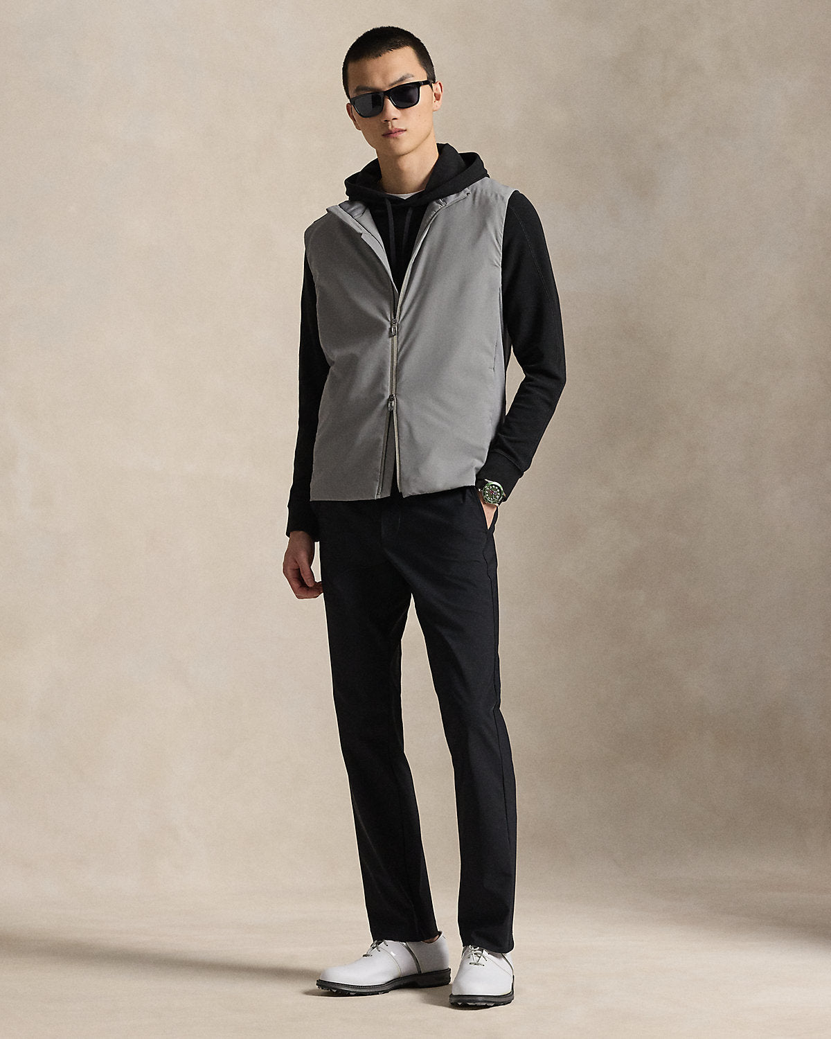 Hybrid Mockneck Vest