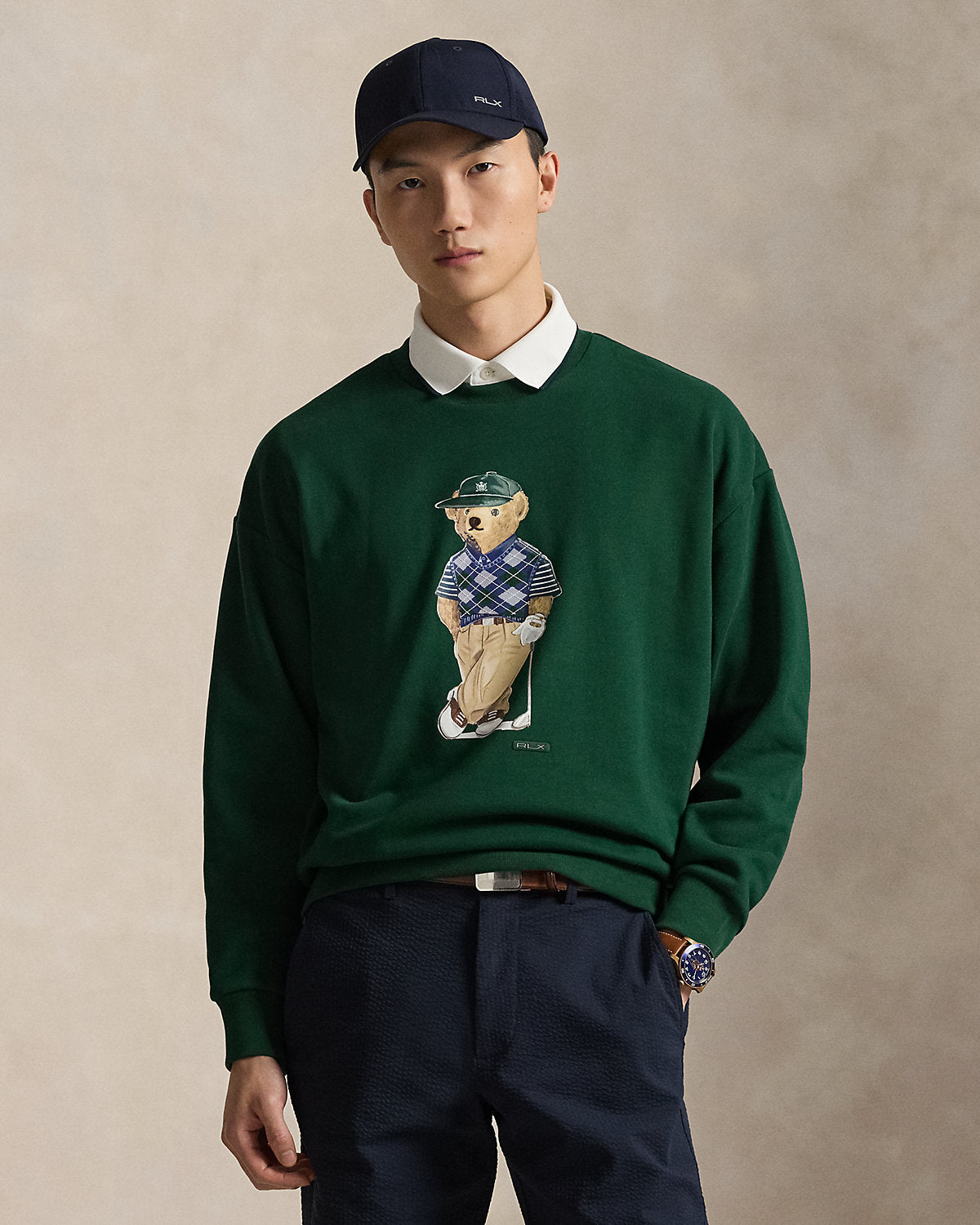 Relaxed Fit Bear Sweatshirt