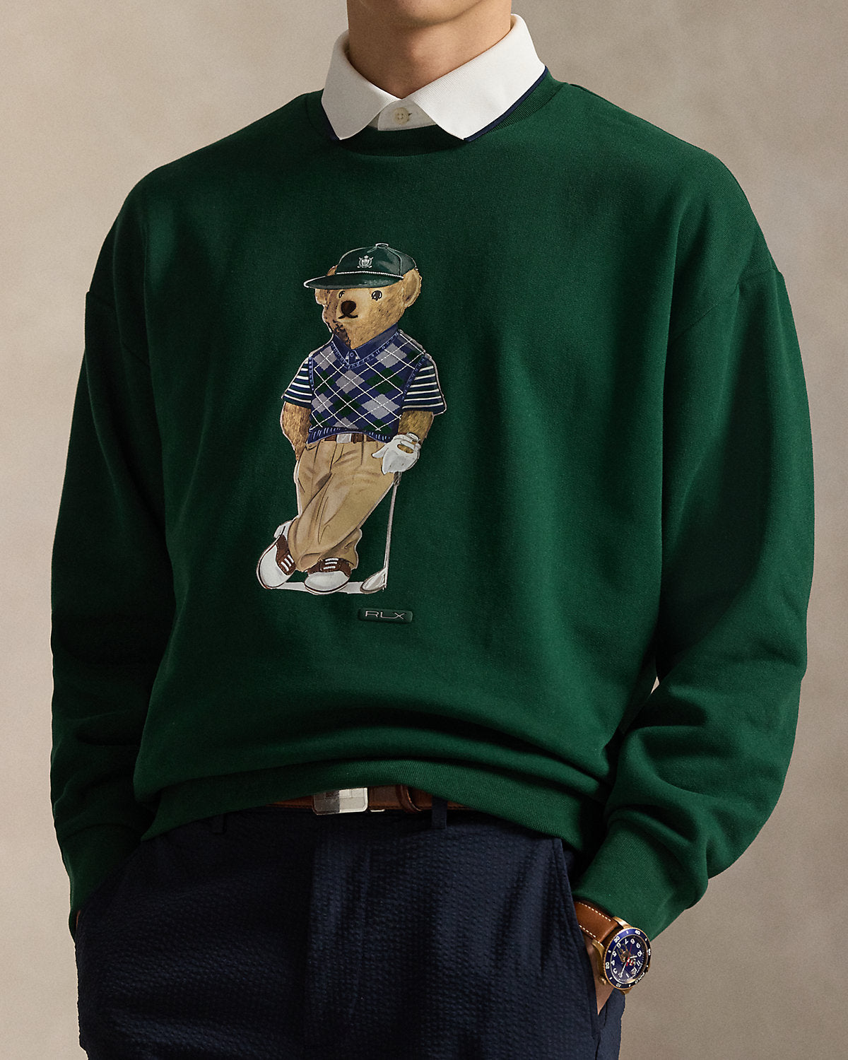 Relaxed Fit Bear Sweatshirt