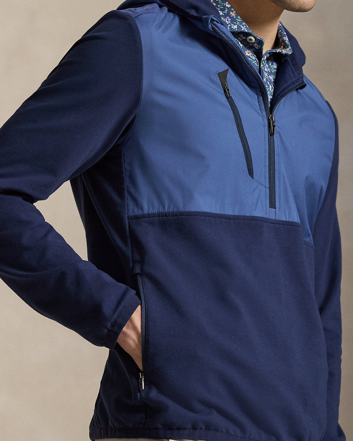 Performance Hybrid Half-Zip Hoodie