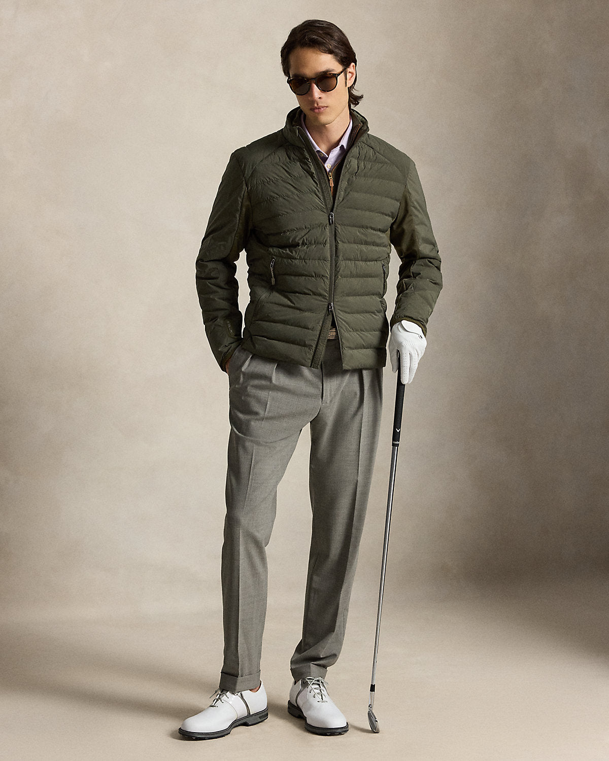 Quilted Mockneck Jacket