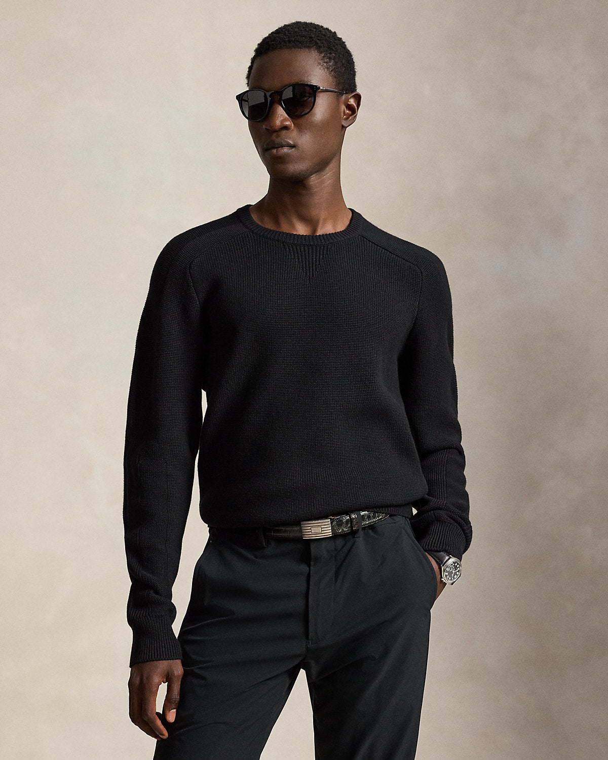 Performance Cotton-Blend Sweater