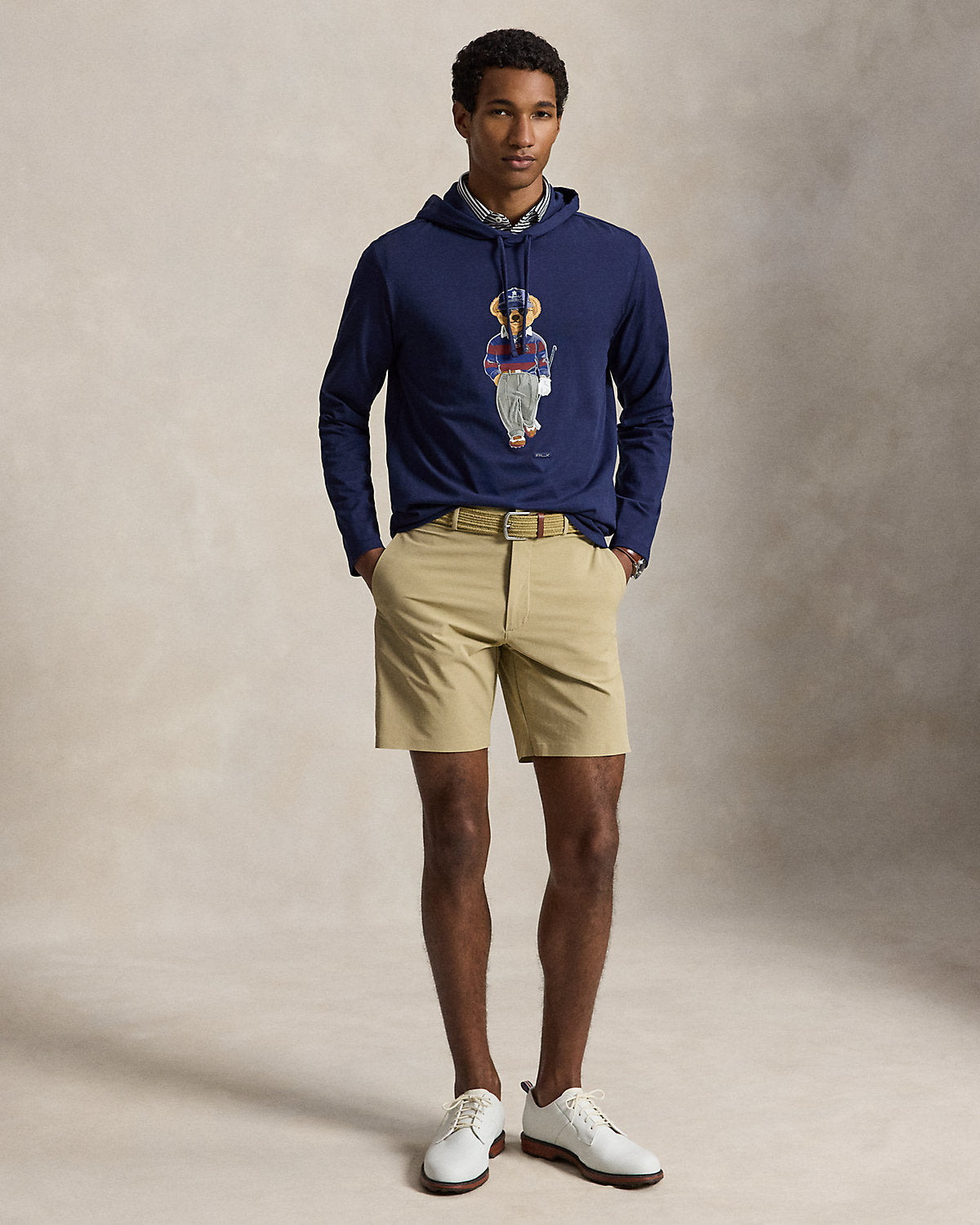 Bear Jersey Hooded T-Shirt