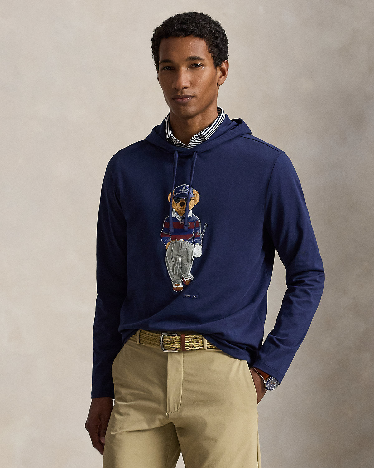 Bear Jersey Hooded T-Shirt