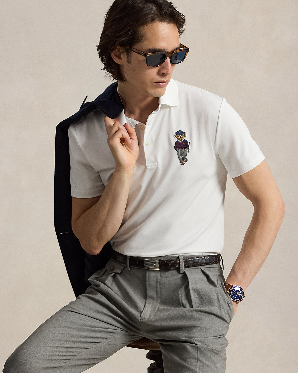 Tailored Fit Bear Performance Polo