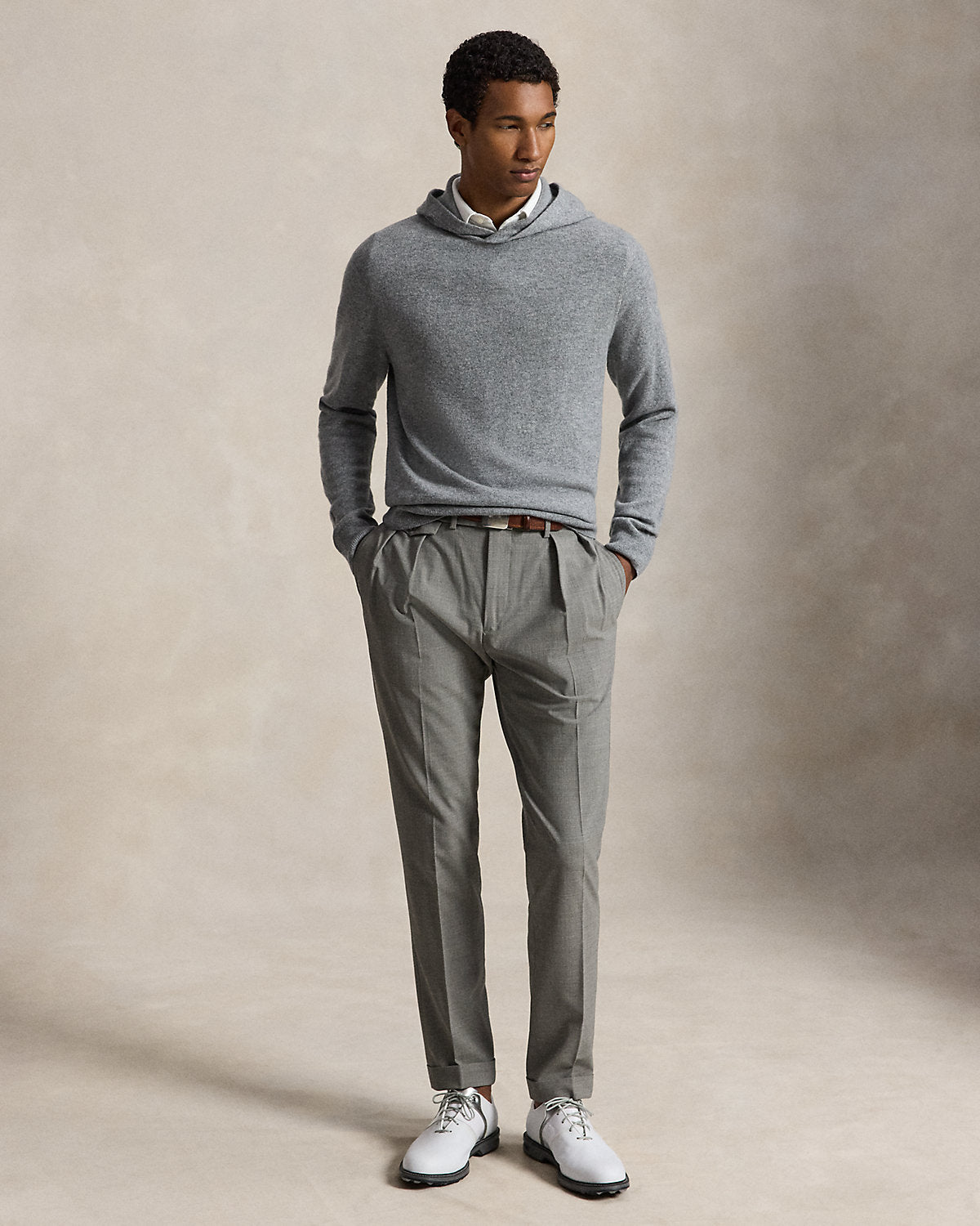 Washable Cashmere Hooded Sweater