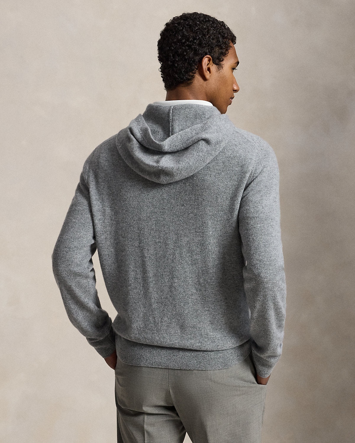 Washable Cashmere Hooded Sweater