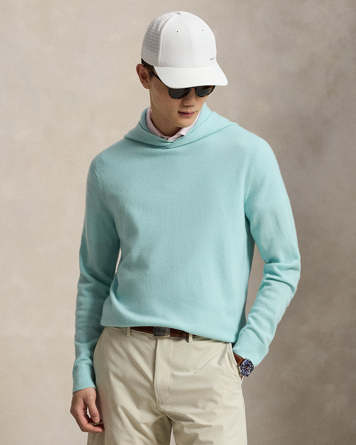 Washable Cashmere Hooded Sweater