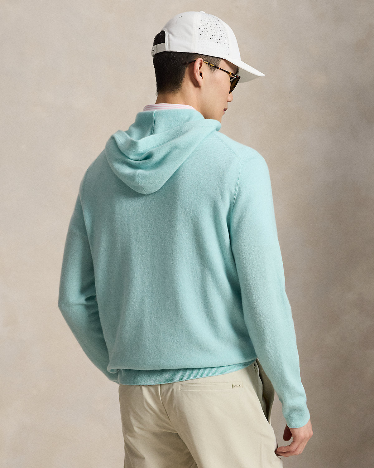 Washable Cashmere Hooded Sweater