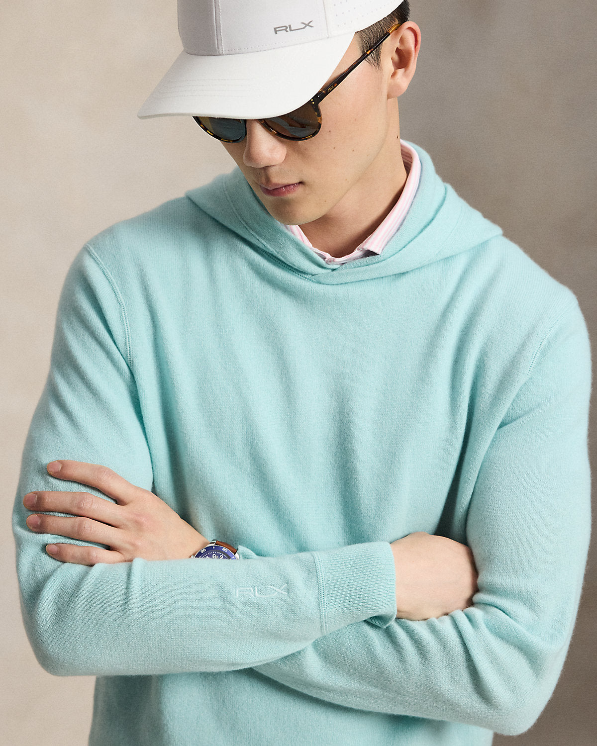 Washable Cashmere Hooded Sweater