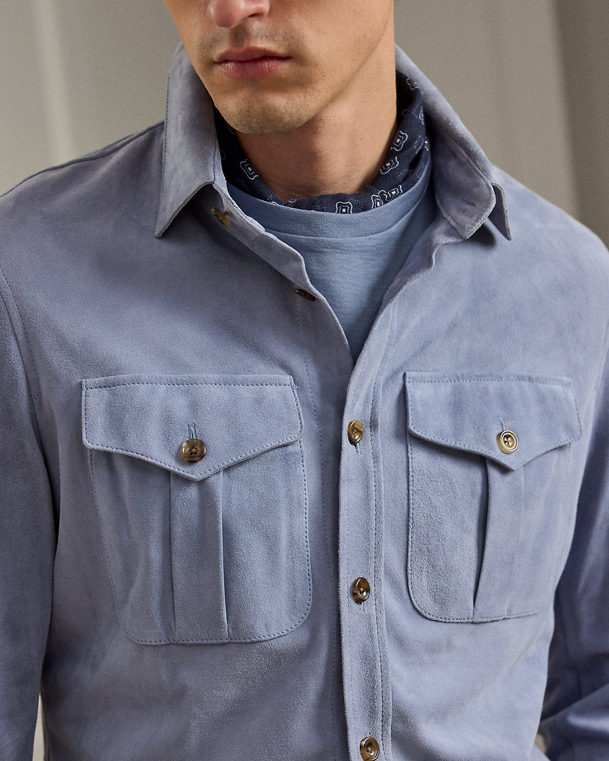 Suede Overshirt