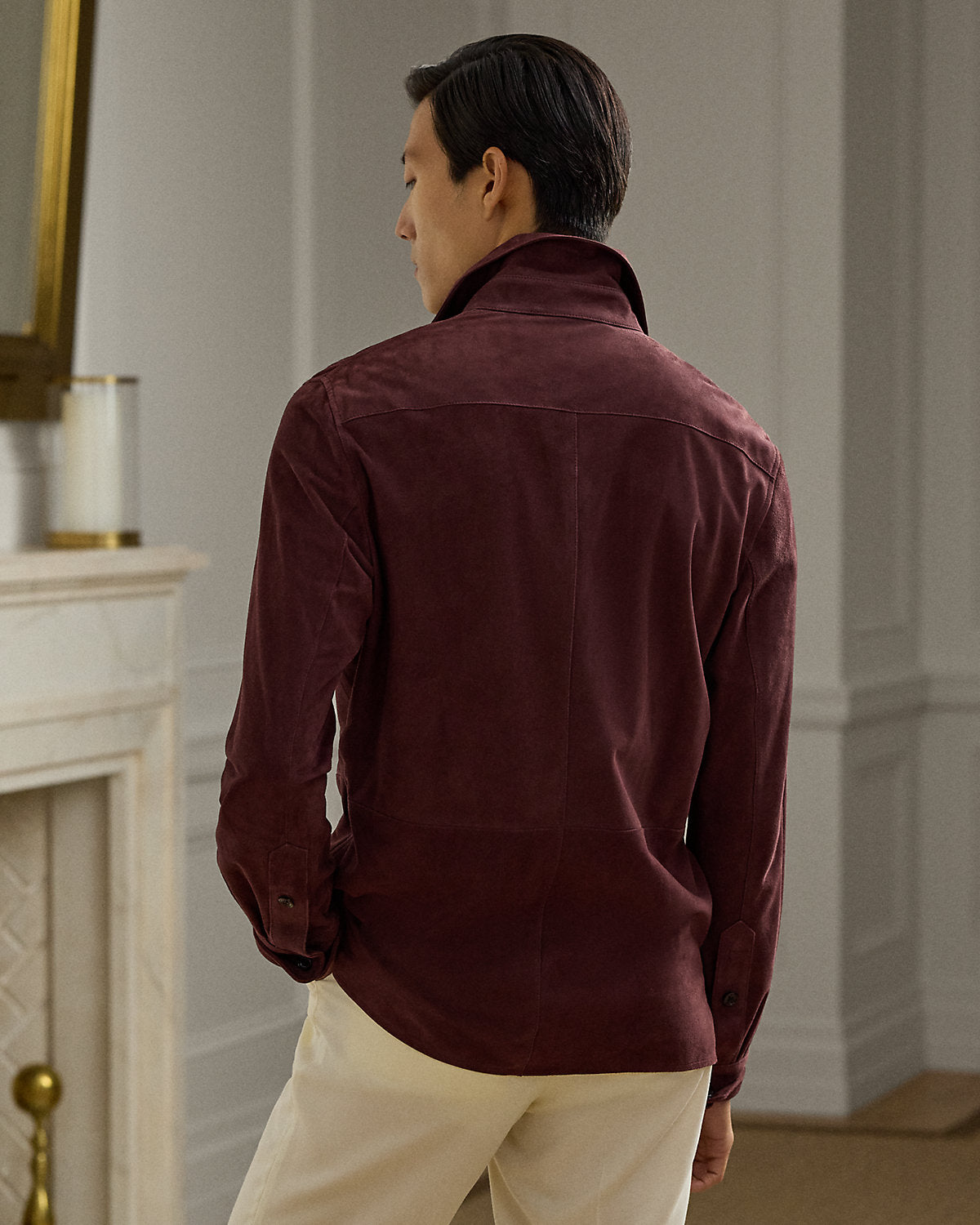 Suede Overshirt