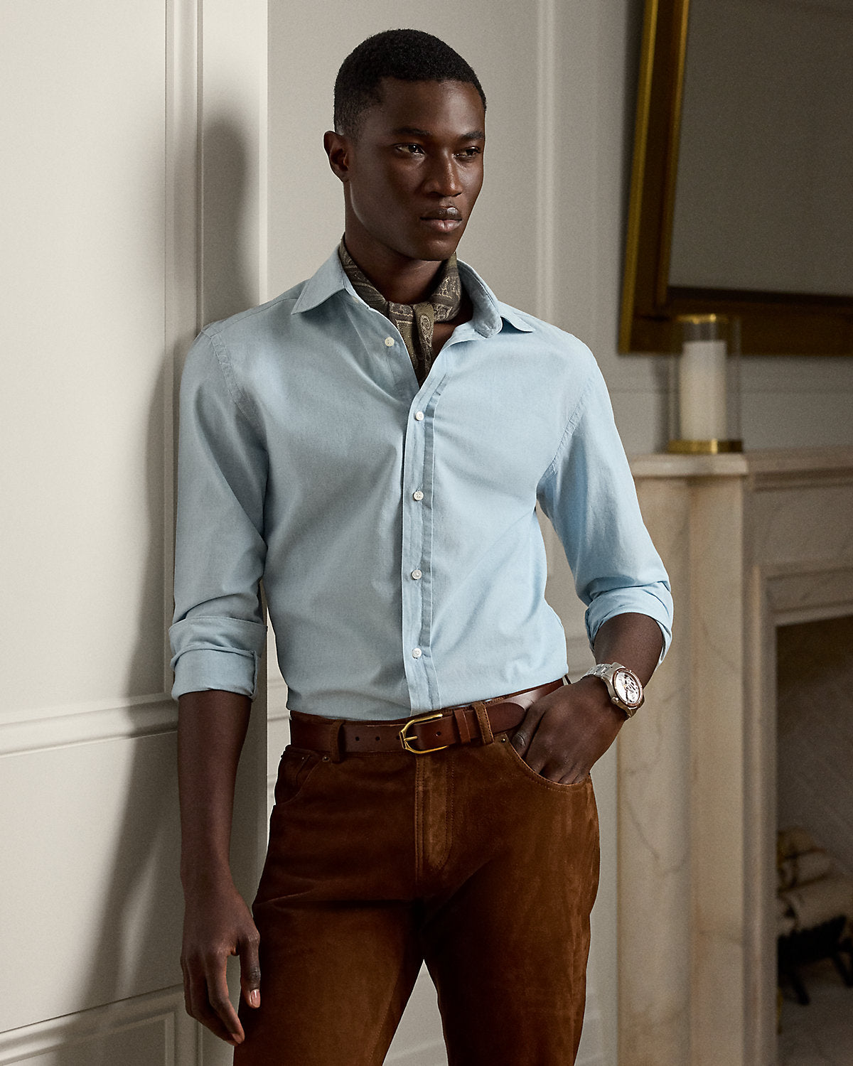 Washed Chambray Shirt