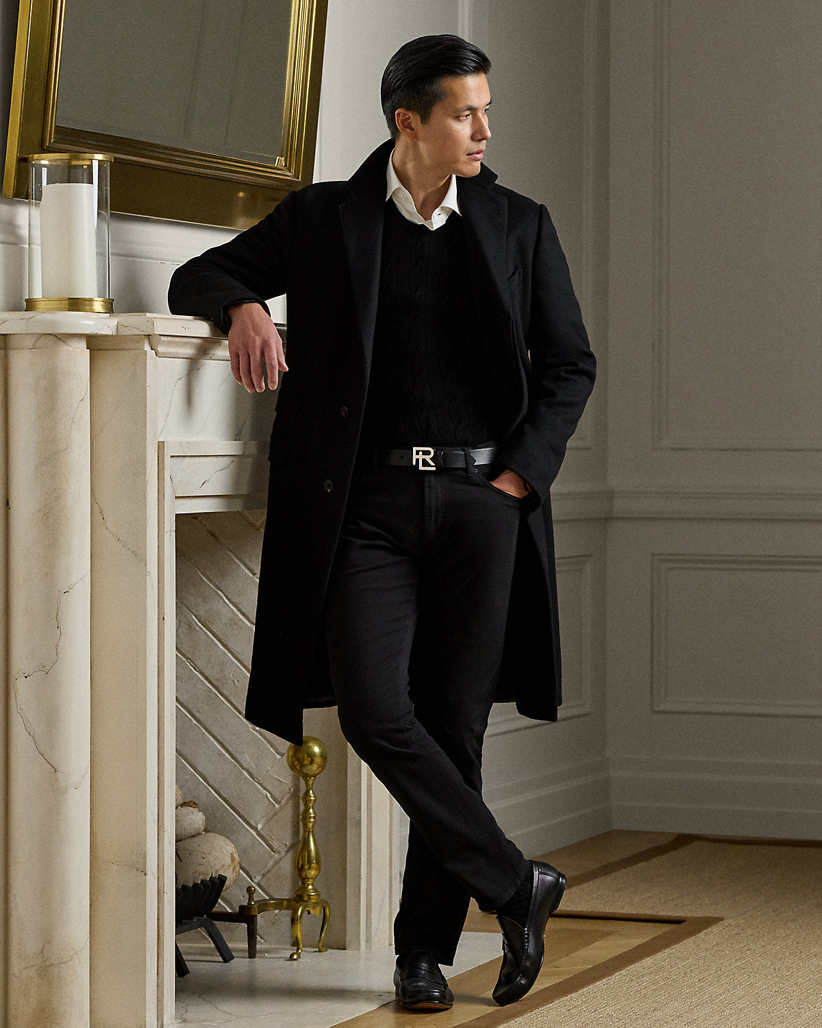 Men's Cable-Knit Cashmere Sweater