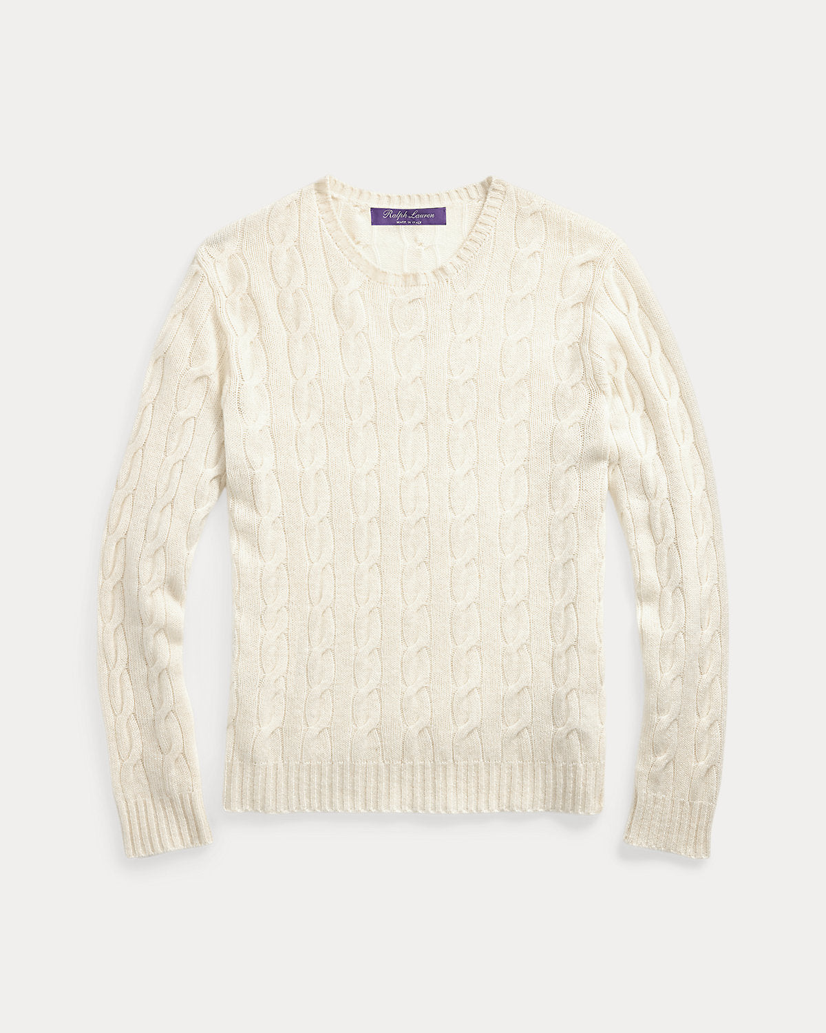 Men's Cable-Knit Cashmere Sweater