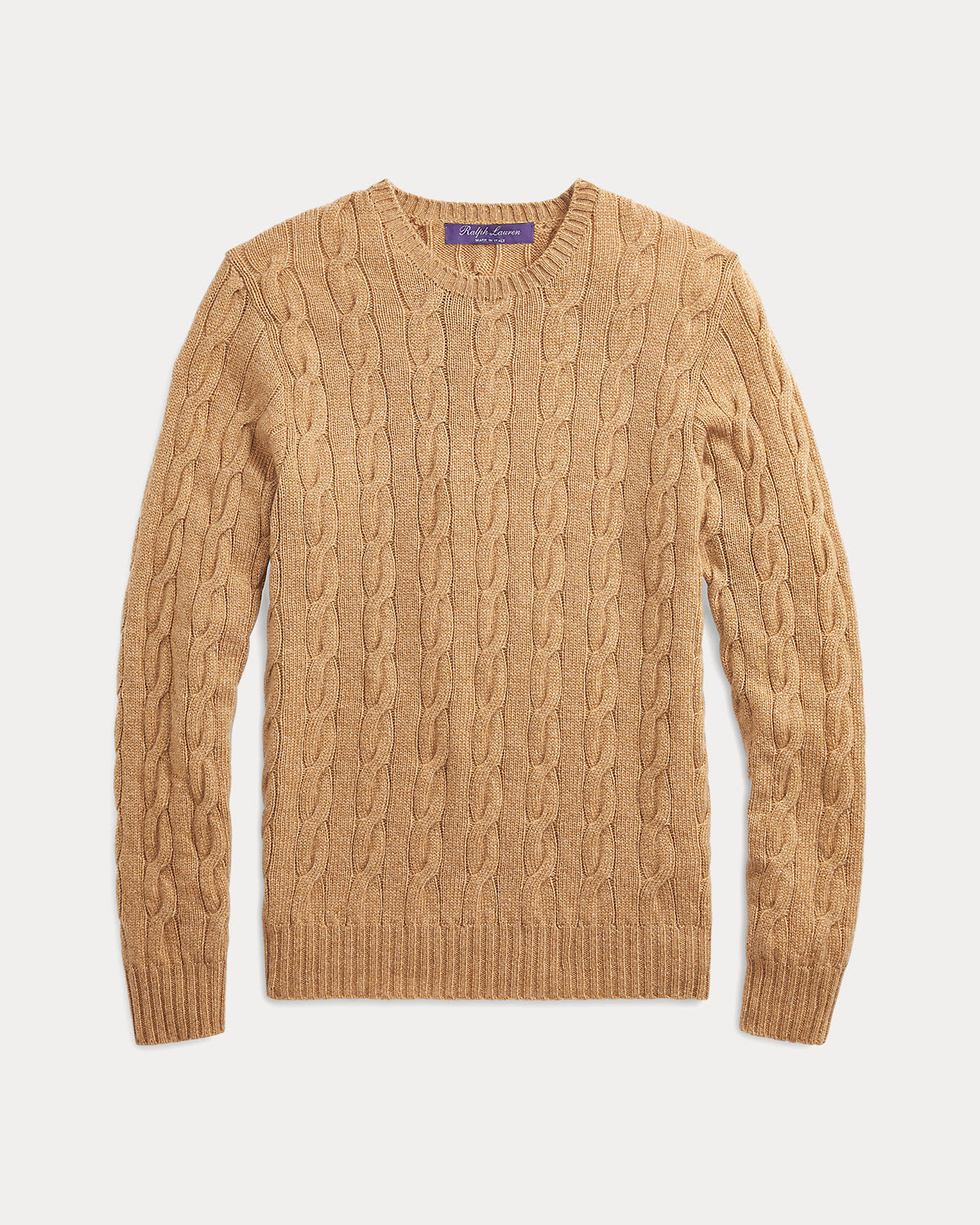 Men's Cable-Knit Cashmere Sweater
