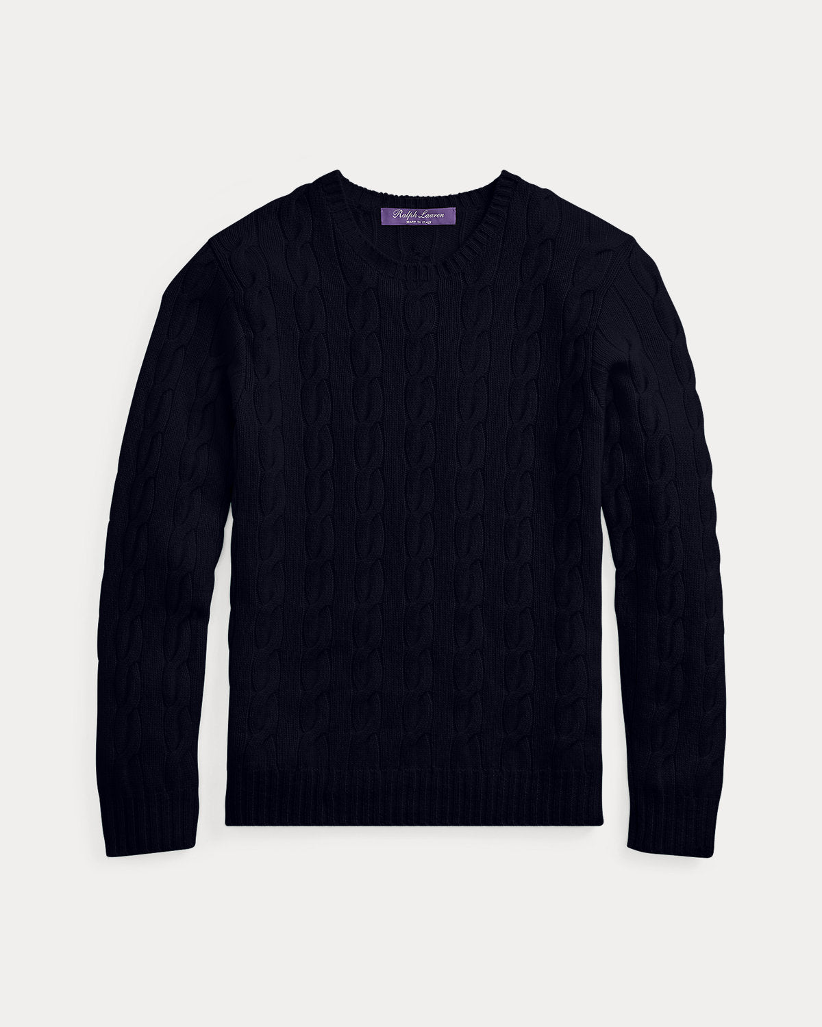 Men's Cable-Knit Cashmere Sweater