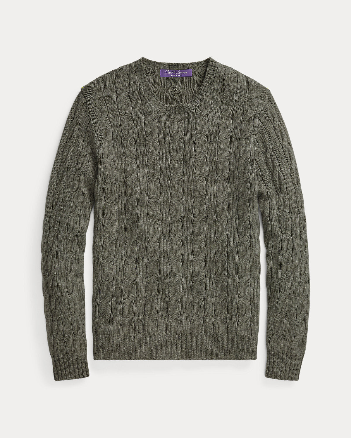Men's Cable-Knit Cashmere Sweater
