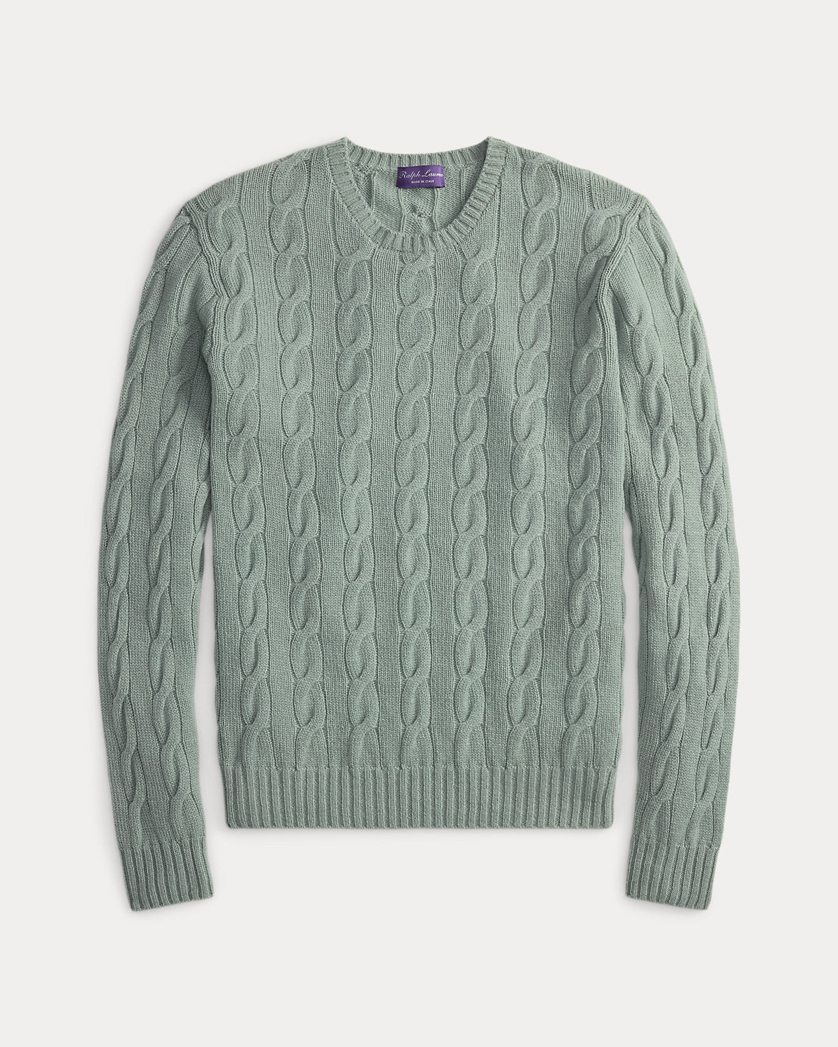Men's Cable-Knit Cashmere Sweater