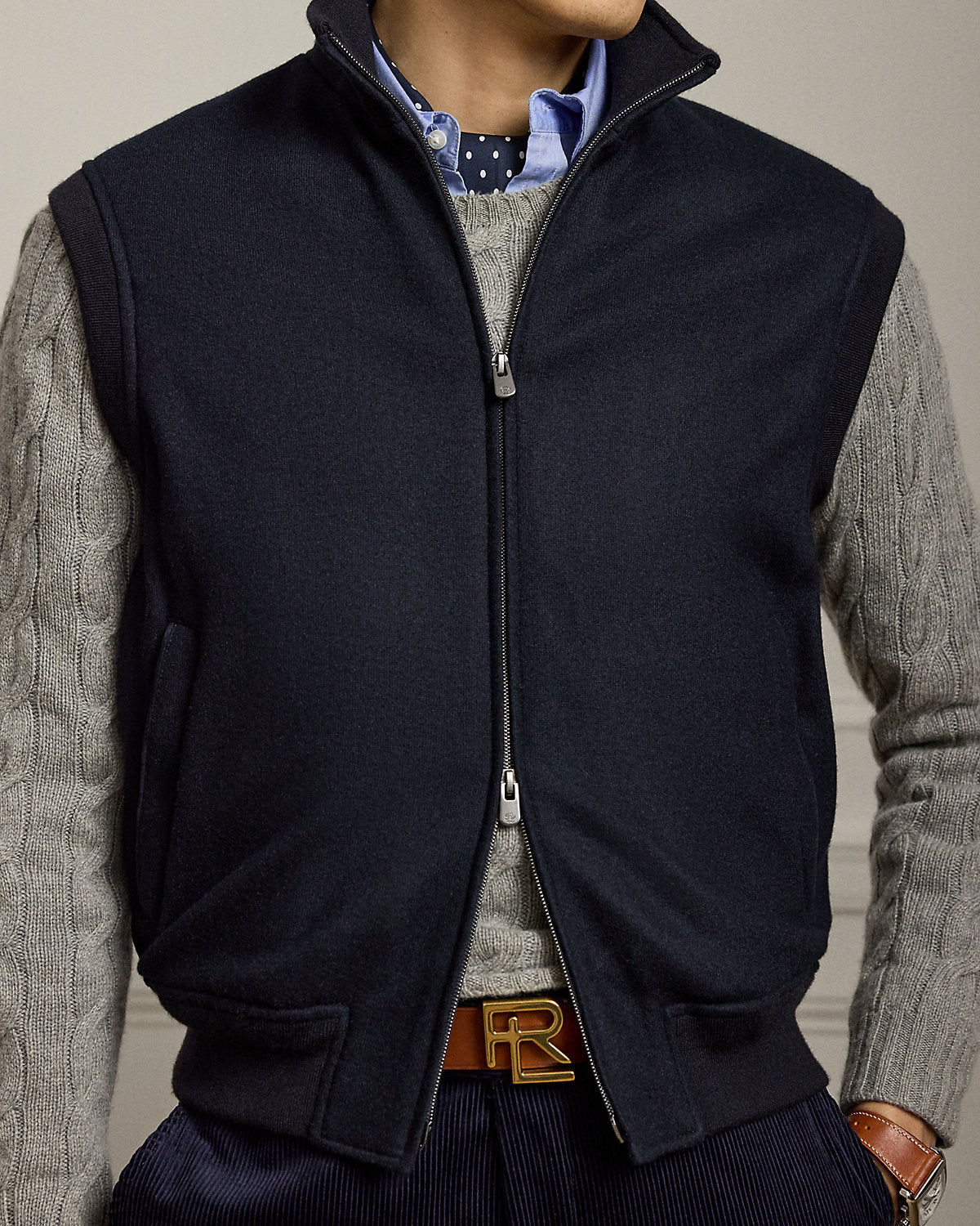 Felton Cashmere-Blend Vest