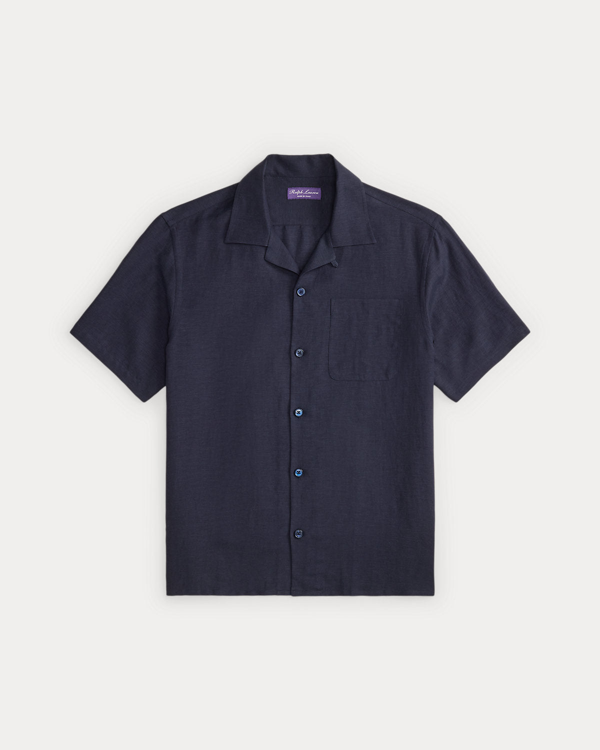 Silk-Linen Camp Shirt