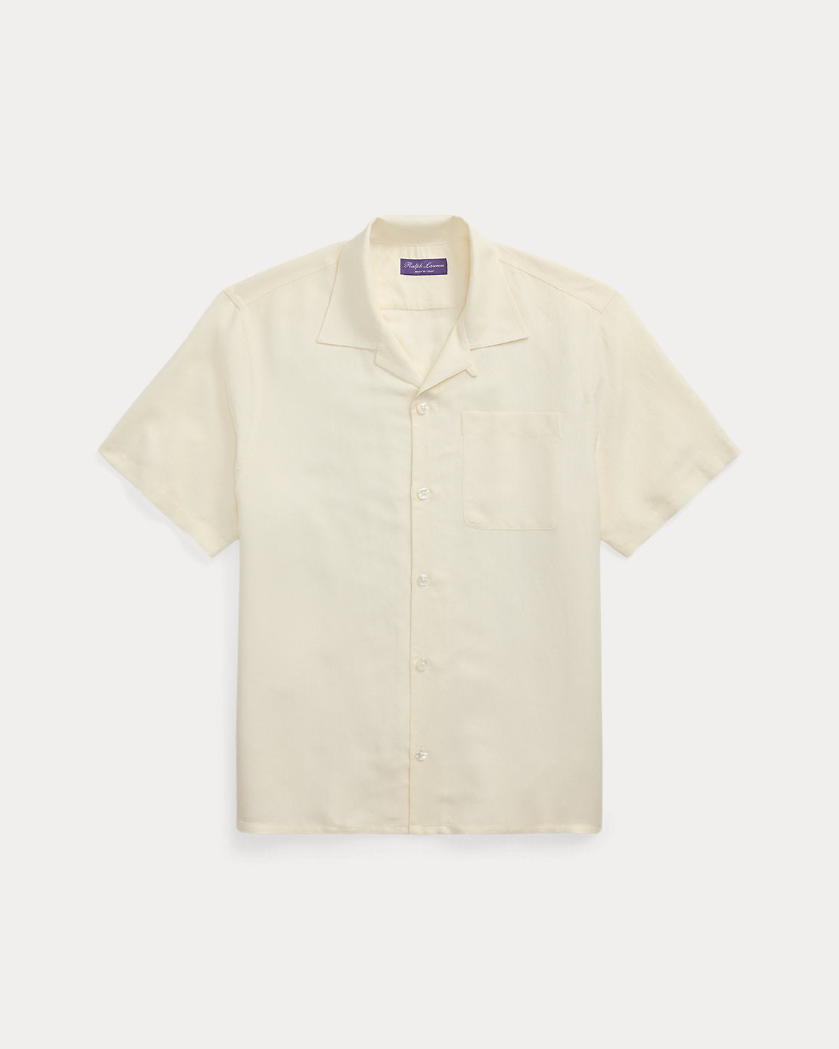 Silk-Linen Camp Shirt
