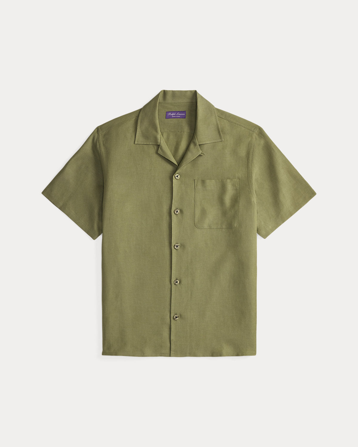 Silk-Linen Camp Shirt