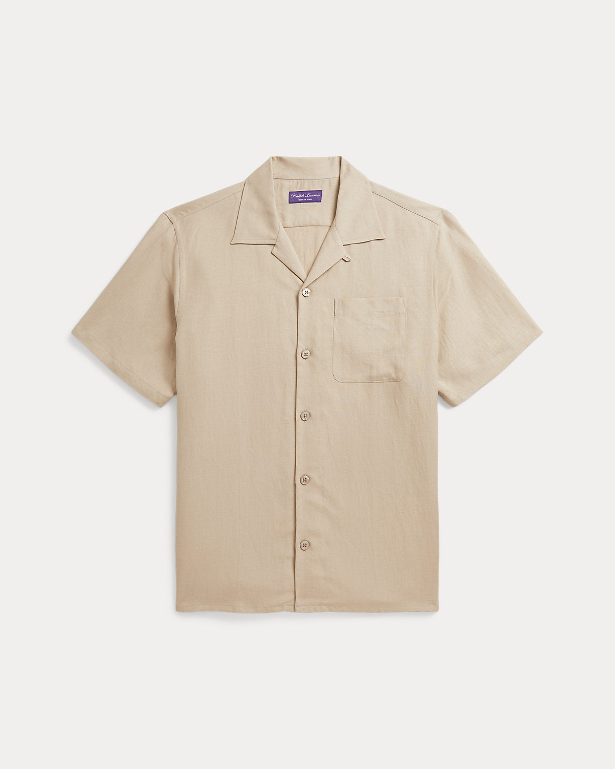 Silk-Linen Camp Shirt