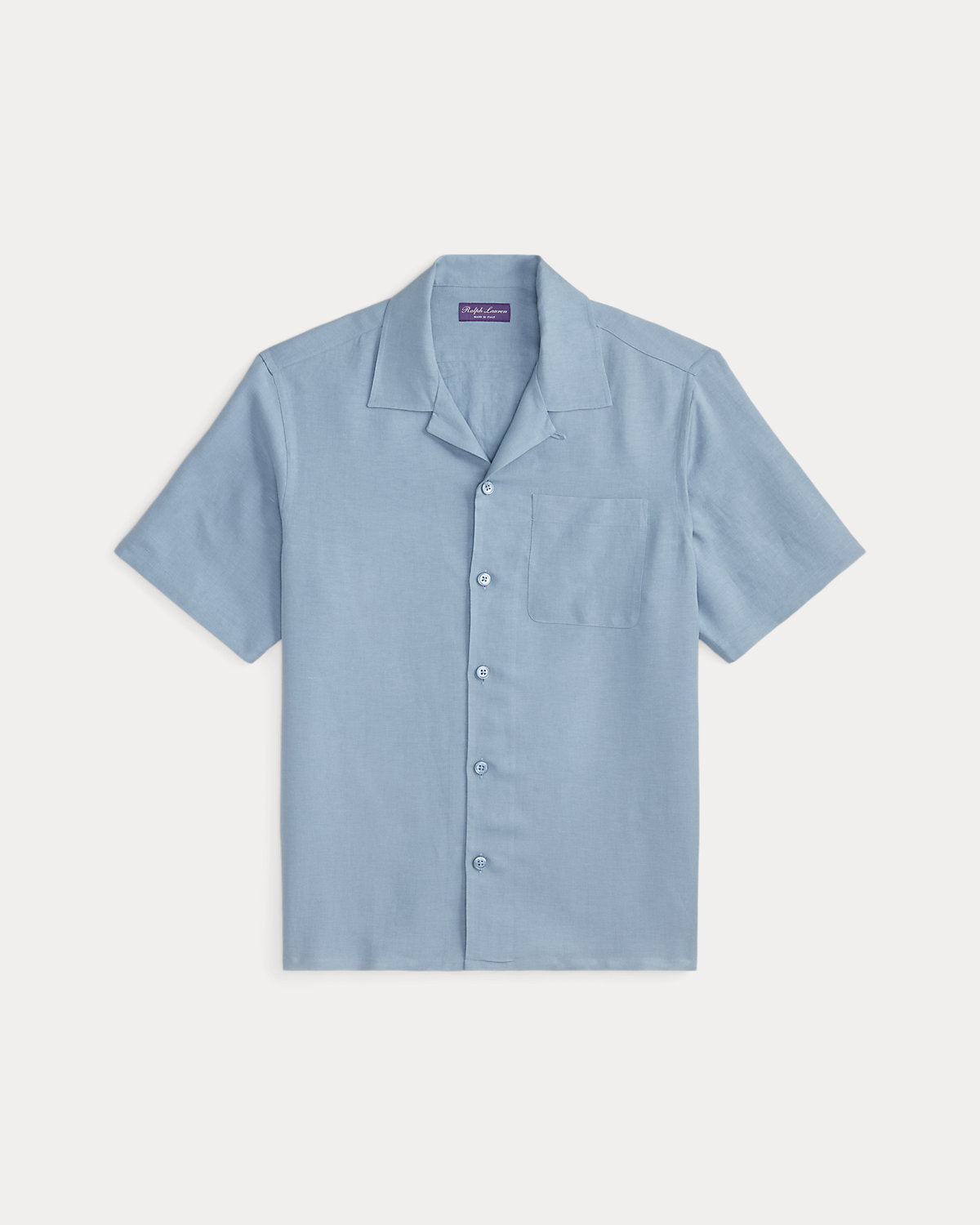 Silk-Linen Camp Shirt