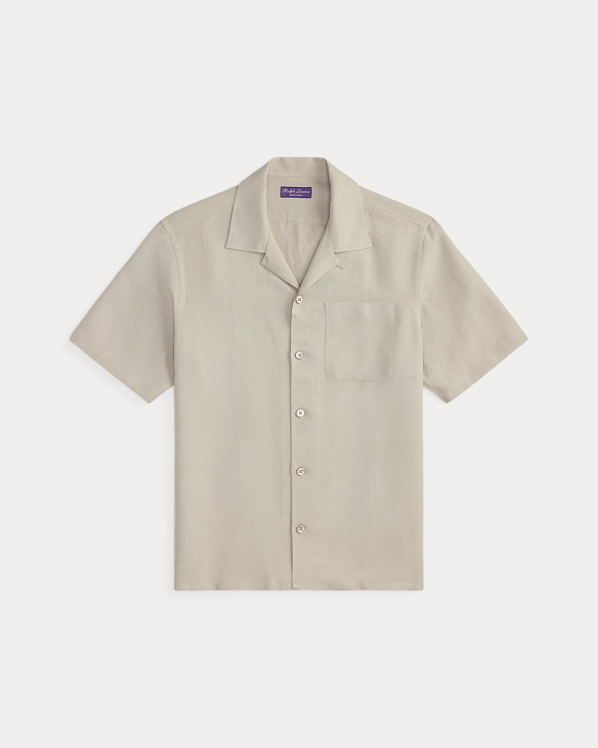 Silk-Linen Camp Shirt