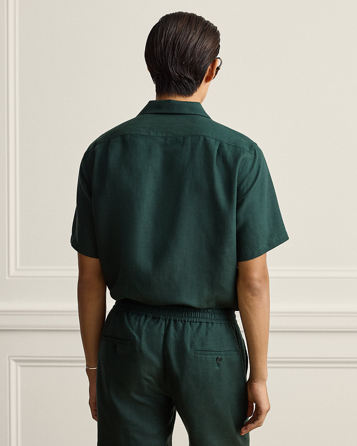 Silk-Linen Camp Shirt