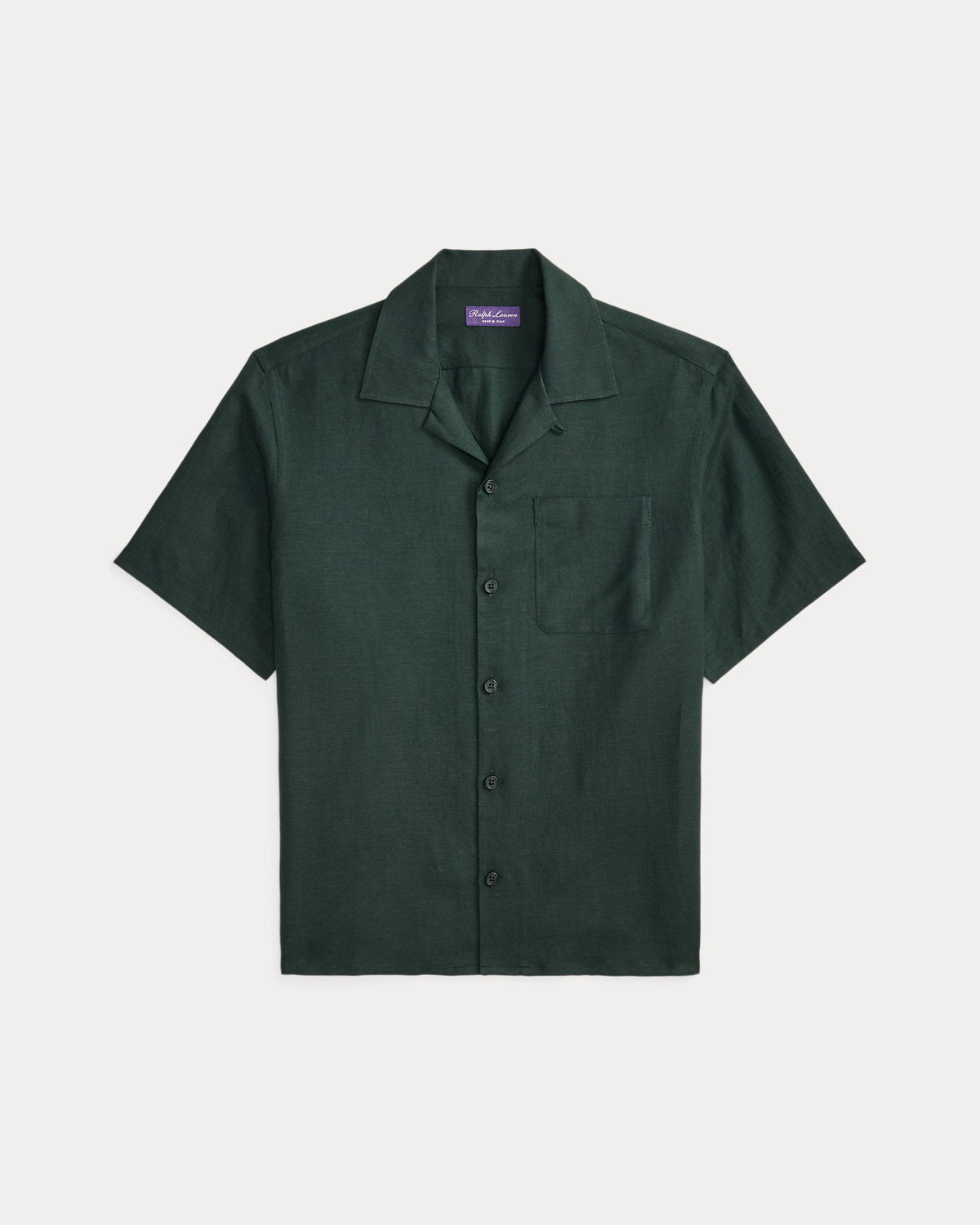 Silk-Linen Camp Shirt
