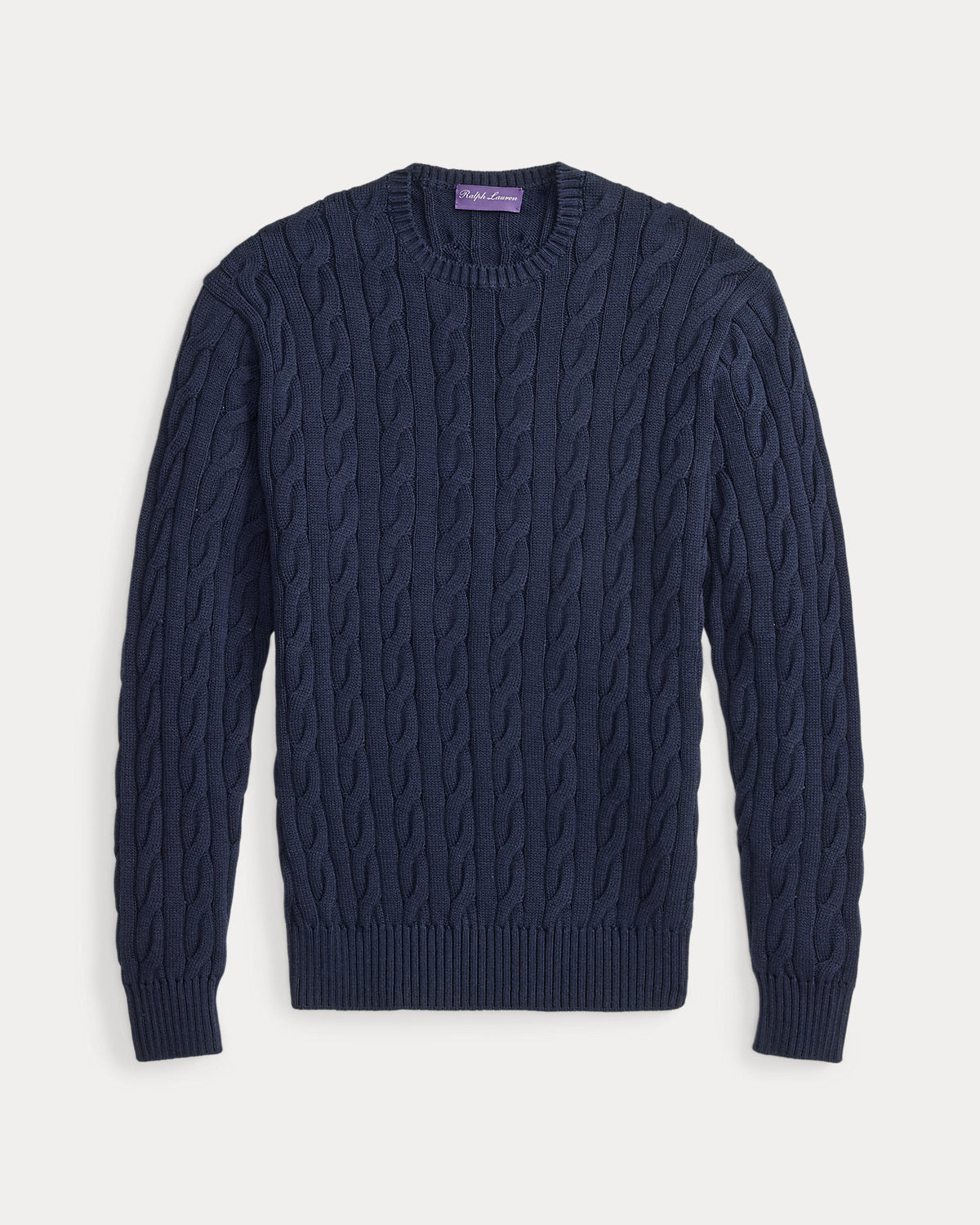 Cable-Knit Cotton-Silk Sweater