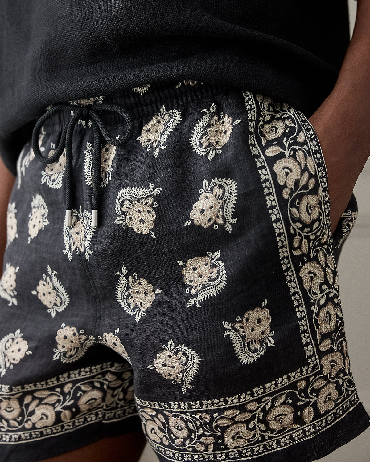 4.5-Inch Amalfi Linen Swim Trunk