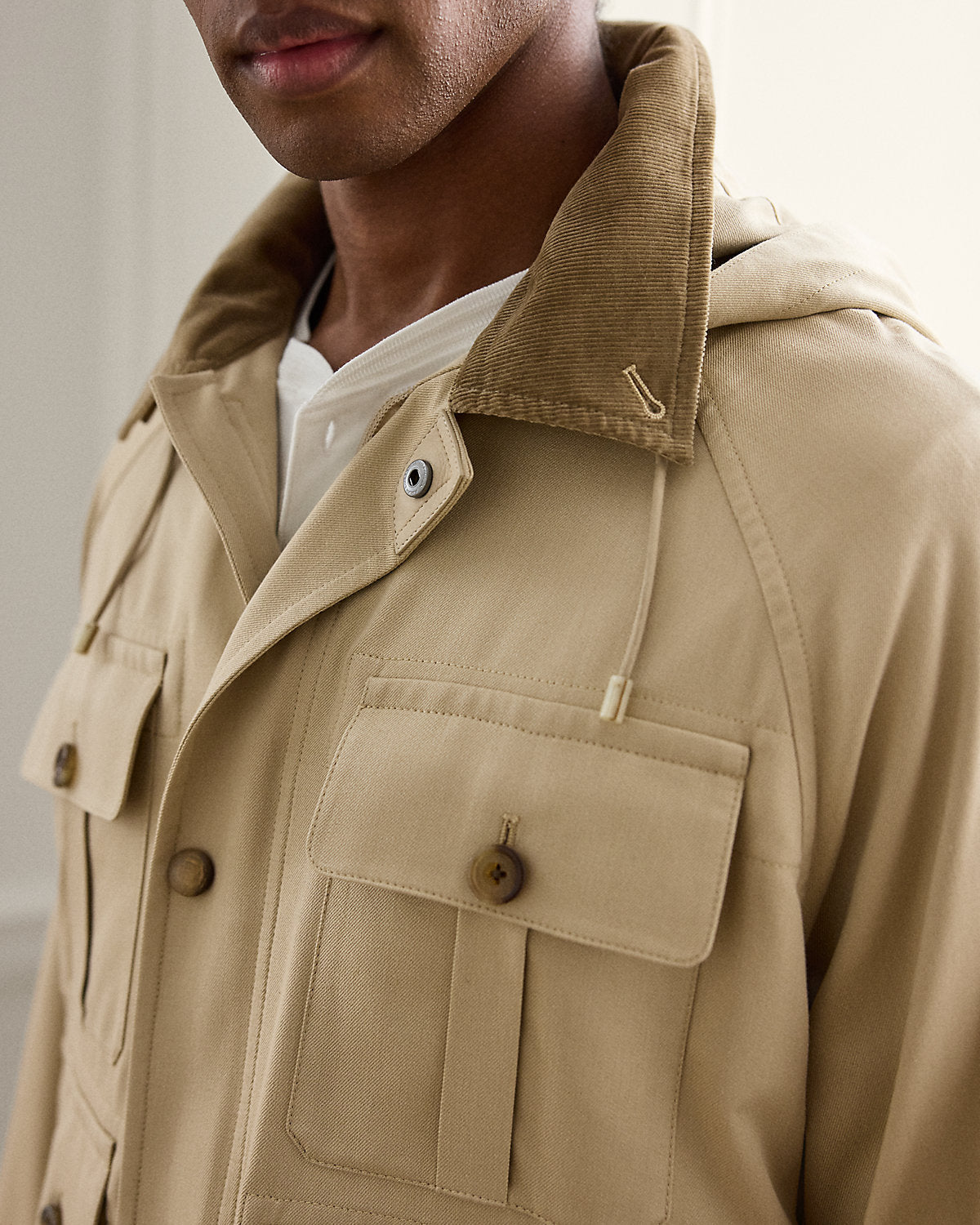 Silk Four-Pocket Jacket