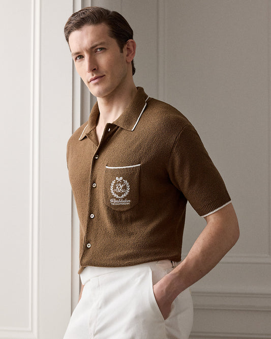 Wimbledon Short-Sleeve Cardigan