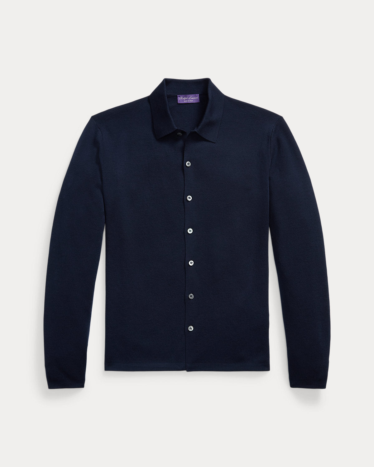 Wool Polo Cardigan