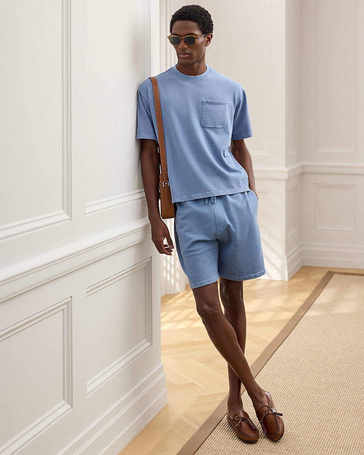 Cotton-Cashmere Fleece Short