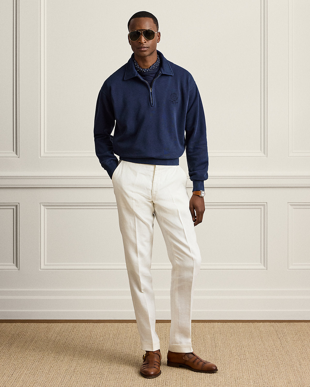 Relaxed Fit Cotton-Cashmere Sweatshirt